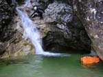 canyoning en Slovenie