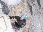 via ferrata surplomb